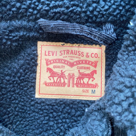 Levi’s Sherpa Corduroy Trucker Jacket | SIZE: Women’s M - Picture 5 of 5